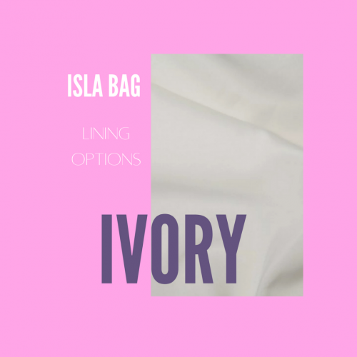 The Isla Bag with Ivory Satin Lining
